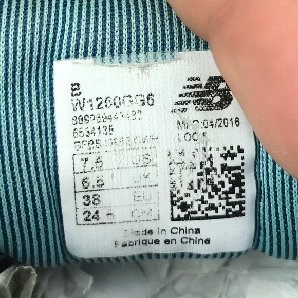 New Balance Womens 1260V6 W1260GG6 Size 7.5 - Picture 7 of 7